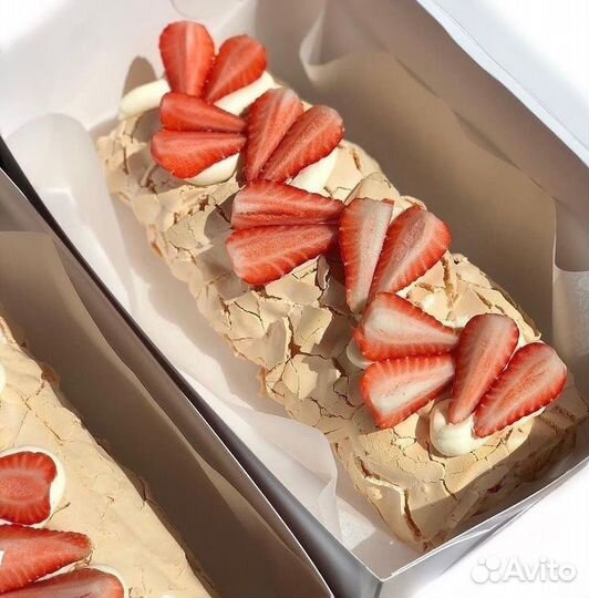 Меренговый рулет, тарт, домашняя выпечка