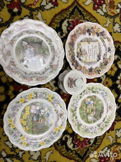 Ежевичная поляна тарелочки 20,5см