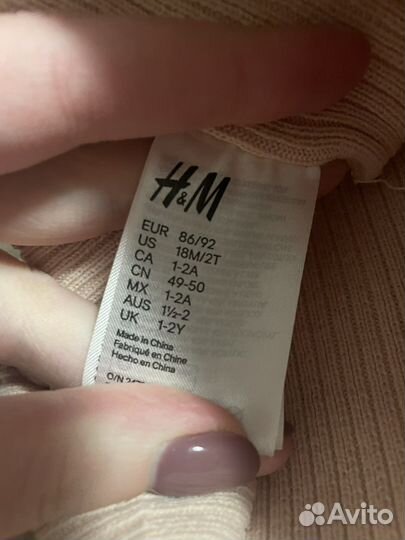 Шапка для девочки демисезон h&m