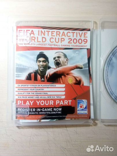 Диск на playstation 4 fifa 09