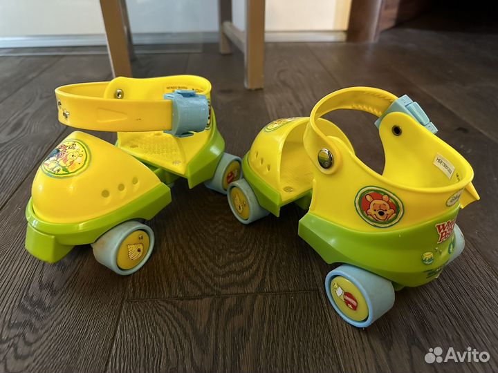 Ролики детские раздвижные четырехколесные