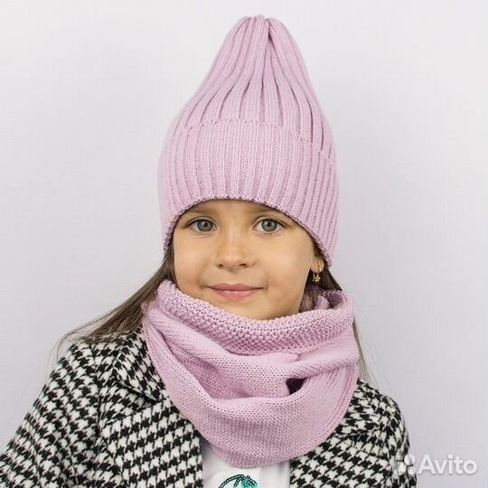 Комплект шапка+снуд 