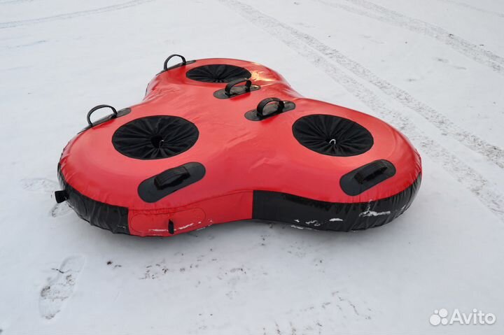 Тюбинг(надувные санки, плюшки) трехместные