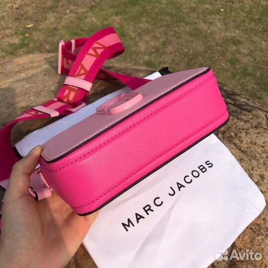 Сумка Marc jacobs snapshot розовая