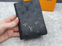 Обложка на паспорт Louis Vuitton чёрная