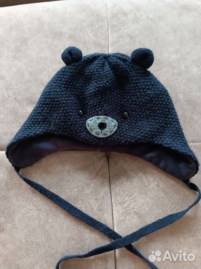 Шапка демисезон на мальчика 1,5-2 года