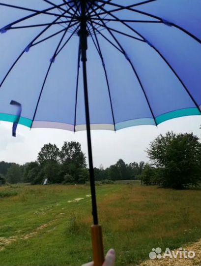 Зонт трость Три Слона 2161 (1121) 16 спиц полуавт