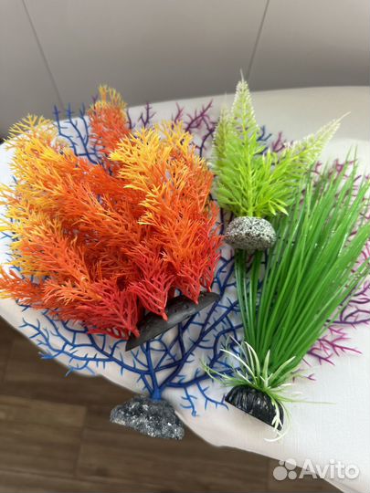 Аквариум.Искусственные водоросли для аквариума