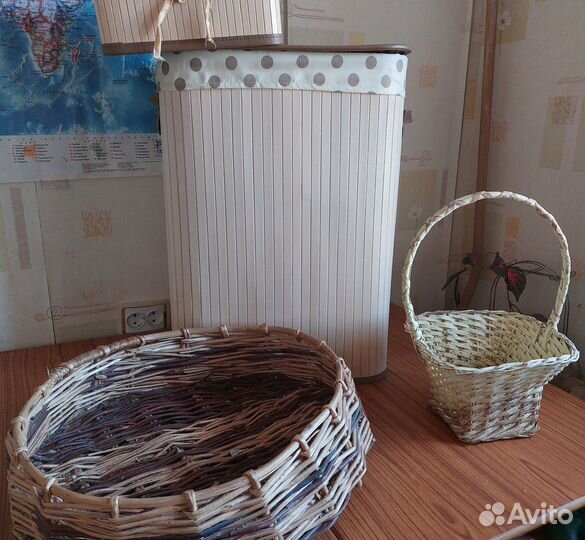 Корзина для белья, хранения игрушек 59*43*34 см