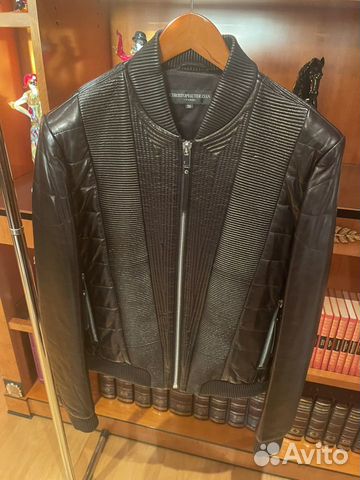 Кожаная куртка мужская Christophe Terzian оригинал
