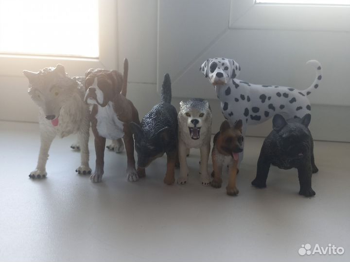Фигурки собак schleich safari Ltd collecta mojo