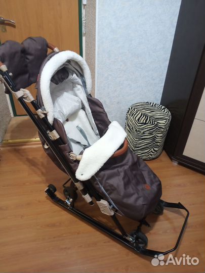 Санки-коляска ника (модель 7-8к)