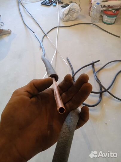 Установка Трасса для кондиционера сплит системы