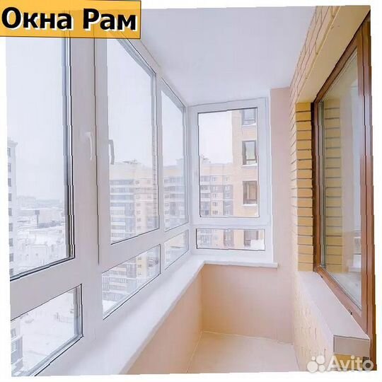 Остекление балконов и лоджий пластиковыми окнами