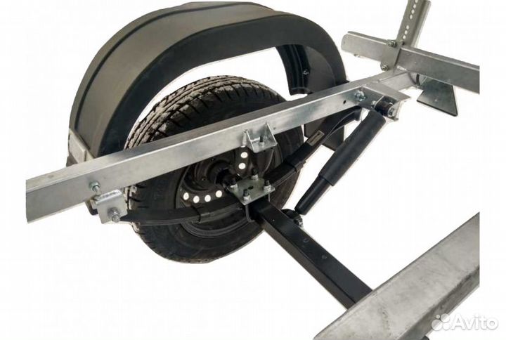 Прицеп легковой кмз 4,4x1,5 для лодок пвх