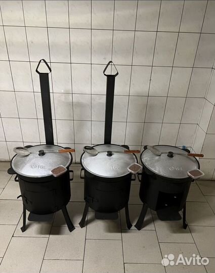 Узбекский казан на 16л с печью