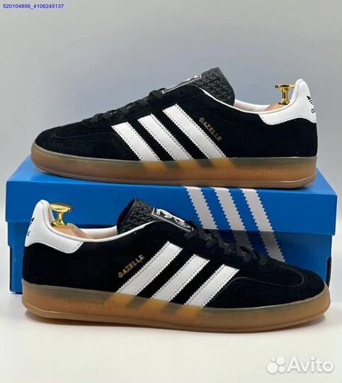 Кроссовки Adidas Gazelle Black (Арт.29543)