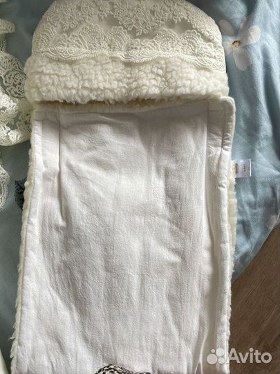 Конверт на выписку для девочки зима