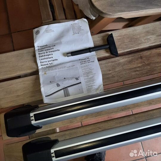 Перекладины на рейлинги пассат b6 3c860019