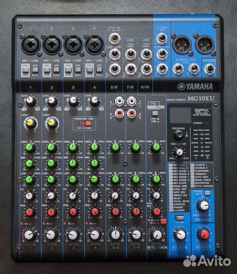 Микшерный пульт yamaha mg10xu