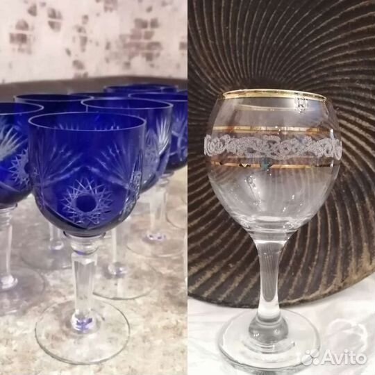 Набор столовой посуды хрусталь