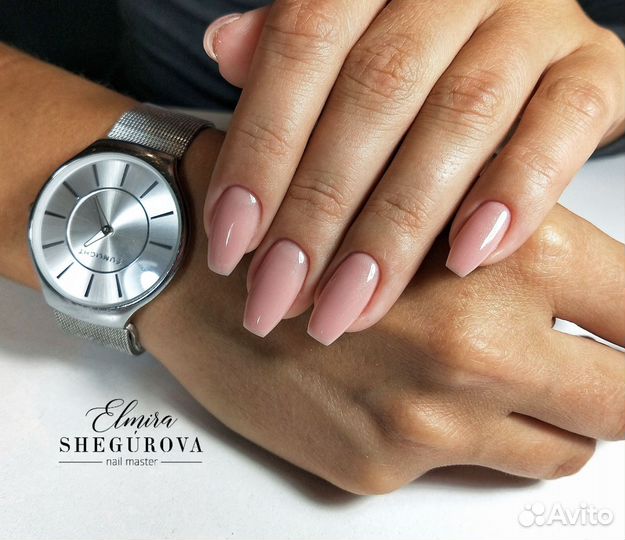 Маникюр покрытие ногтей гелем лаком