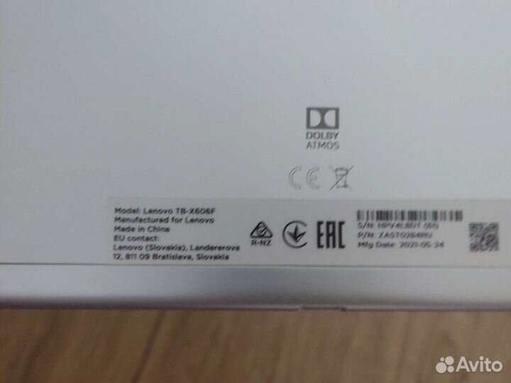 Планшет lenovo tab m10 fhd plus