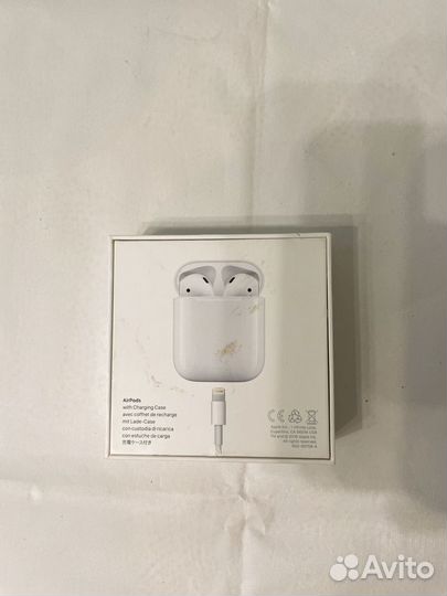 Коробка от наушников airpods