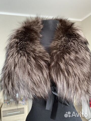 Воротник лиса на пуховик
