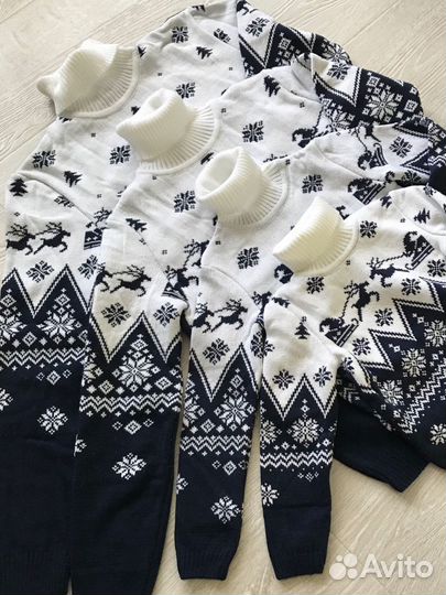 Прокат свитеров для фотосессии Family look 1000 ру