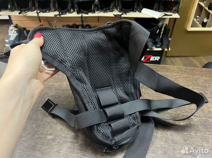 Мото сумка жесткая набедренная мотосумка на бок