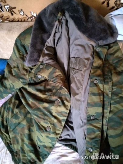 Бушлат военный зимний