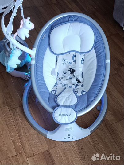 Детские электронные качели для новорожденных