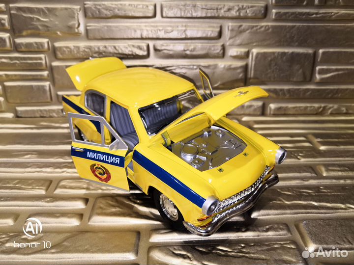 Газ 21 Волга гаи Коллекционная модель 1/24, 20см