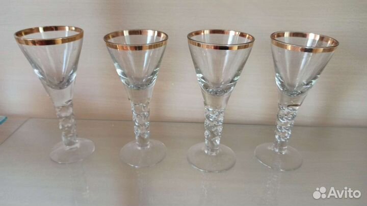 Посуда СССР, Рюмки, кружечки (хрустальные)