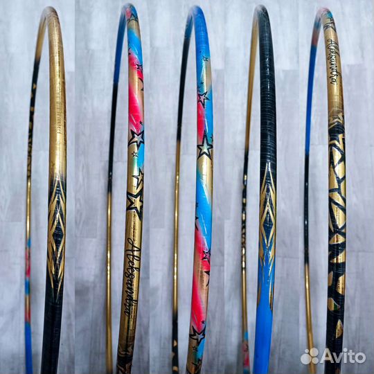 Аэрография, обмотка булав обруча