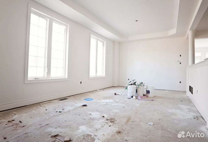 Шпатлевка стен и потолков