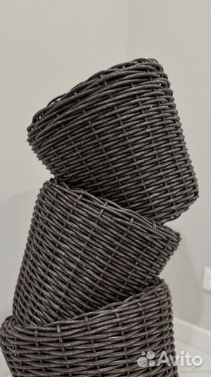 Кашпо из ротанга 12 литров