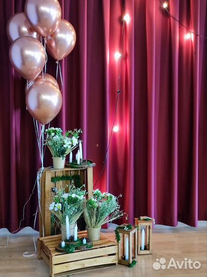 Набор украшений для свадьбы в эко-стиле / рустик