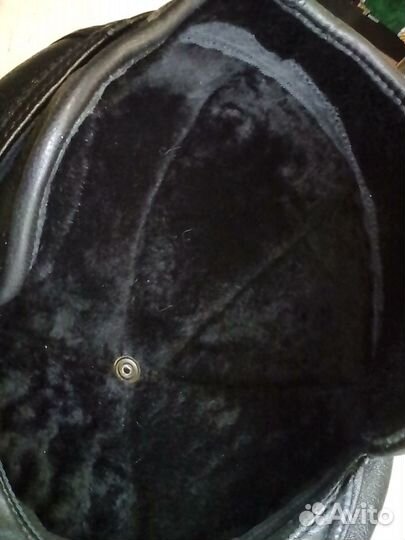 Кожаная кепка