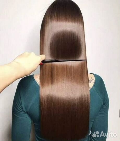 Кератиновое выпрямление волос