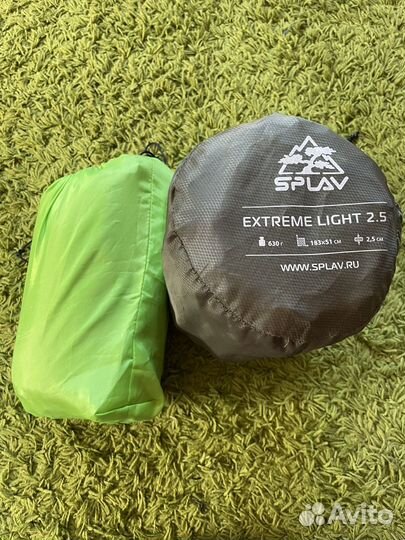 Коврик самонадувающийся Сплав Extreme Light 2.5