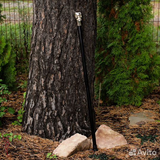 Трость деревянная светлая 