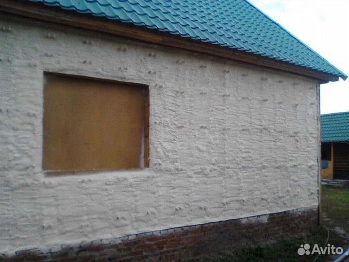 Утепление дома напылением пенополиуретана