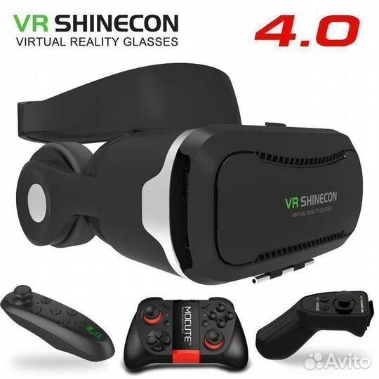 3D очки VR Shinecon с наушниками