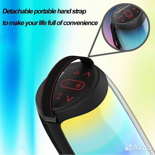 Портативная светящаяся колонка Hopestar P40 Pulse