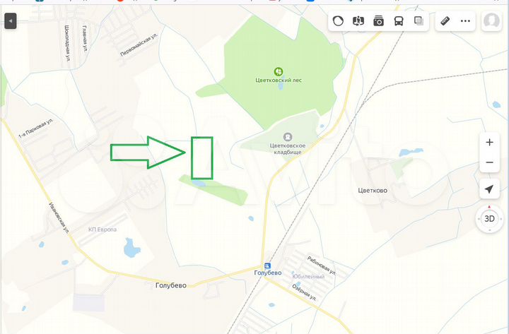 Участок 6,4 га (СНТ, ДНП)