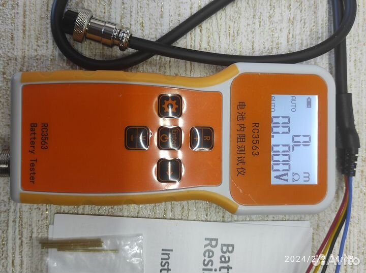 Тестер RC3563 для аккумуляторов и батарей
