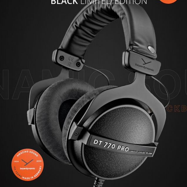 Наушники Beyerdynamic DT 770 PRO 80 ohm Black LE