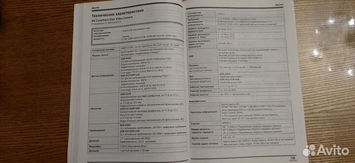 Видеокамера panasonic-SDR-H20